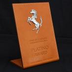 フェラーリ Ferrari Classiche Concorso D'eleganza FINALI MONDIALI DAYTONA 2016 Platinum Awardレザー盾　22729