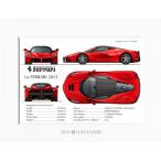 フェラーリ La Ferrari Specsイラストレーションby 林部研一　23192