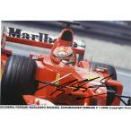 スクーデリア フェラーリ Marlboro 2000 オリジナルプレスフォト-M.シューマッハ直筆サイン入り　23244