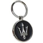  Maserati оригинальный NEW LOGO кольцо для ключей ( metal раунд / черный ) 5343