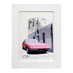 フェラーリ 365GTB/4 Daytonaイラストレーション by 林部研一　7386