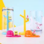 ショッピングコップ 2個セット スポンジボブ パトリック うがいコップ＆歯ブラシスタンド スポンジ・ボブ 歯磨き ペン立て 印鑑立て 送料無料 爆買