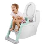 子供用 補助便座 トイレトレーナートイレトレーニング 補助便座 おまる 柔らかいクッション 尿がしぶき防止 折りたたみ 取外し可能 ステップ式 ベビー