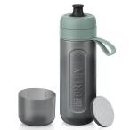 ブリタ ボトル型浄水器 グリーン 600ml カートリッジ3個付き 持ち運び 浄水 水筒 海外 旅行 アクティブ マイクロディスク ダークグリーン 61578