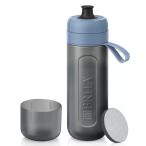 ブリタ ボトル型浄水器 ブルー 600ml カートリッジ3個付き 持ち運び 浄水 水筒 海外 旅行 アクティブ マイクロディスク ダークグブルー 61578
