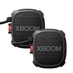 LG акустическая система XBOOMGO XG2T 2 шт упаковка корпус Bluetooth ладонь размер смартфон музыка воспроизведение водонепроницаемый пыленепроницаемый длинный аккумулятор модель C USB 64949 -036