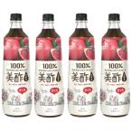 （4本セット CJ 美酢（ミチョ） ザクロ酢）900ml×４本 希釈用 お酢 ザクロ 健康 美容 韓国 コストコ 15090