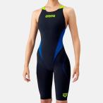 在庫一掃セール arena アリーナ アクアフォースフュージョントライ ハーフスパッツオープンバック（クロスバック） ARN1010W