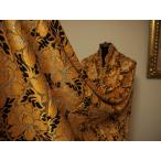 ショッピング閉店 閉店処分大セール　お買得　【名門　SOLSTISS／リバーレース】フランス製,輸入生地,　カラシ/黒/グレー　130cm巾2.7m　3681-653  【一点在庫あり　ご注文はお