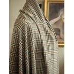 閉店大セール お買得 【DORMEUIL/ドーメル/ウールグレーンチェック】 フランス製,輸入生地 グリーン系 ウール100% 140cm巾2.5m (スーツ分) 1121-224