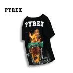 ショッピングパイレックス PYREX パイレックス ART.41622 TEE NERO BLACK Tシャツ
