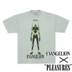【PLEASURES/プレジャーズ×エヴァンゲリオン】EVA 1 T-SHIRT Tシャツ / SAGE