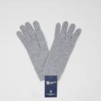 Johnstons of Elgin/ ジョンストンズ・オブ・エルガン カシミヤニット手袋 シルバー【正規販売店】