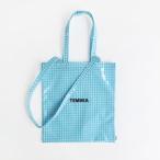 TEMBEA テンベア|3HANDLE TOTE GINGHAM SAX