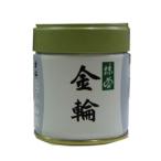 お濃い茶に金輪（きんりん）40g缶：丸久小山園の抹茶