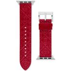 【並行輸入品】アップルウォッチ対応バンド TBS0088 TORY BURCH トリーバーチ バンド ベルト 38ミリ 40ミリ レザー 型押し レッド レディース