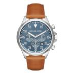 【並行輸入品】マイケルコース MICHAEL KORS 腕時計 Gage MK8490 ブラウン ブルー レザー メンズ