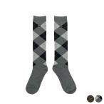 アーガイルチェック柄 ハイソックス 韓国ゴルフウェア