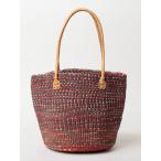 Yahoo! Yahoo!ショッピング(ヤフー ショッピング)サイザルバッグ（柄）Ｌサイズ　ピンク系ミックス