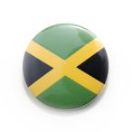 缶バッジ 世界の国旗シリーズ　ジャマイカ　（National Flag JAMAICA)