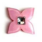  монограмма способ цветочный принт Kirakira декоративные элементы розовый PA10073