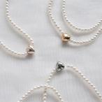 ハートキャッチパールネックレス