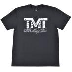 tmt-ms5005-2kw ザ・マネーチーム Tシャツ RINGSIDE 黒ベース×白ロゴ フロイド・メイウェザー ボクシング メンズ ブラック プリント THE MONEY TEAM TMT ( おし