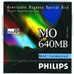 [ outlet ] Philips 3.5 дюймовый MO диск ( свет магнитный диск ) 640MB MAC формат settled 