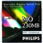 [ outlet ] Philips 3.5 дюймовый MO диск ( свет магнитный диск ) 230MB MAC формат settled 