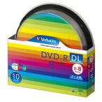 ショッピングdvd-r 【お取り寄せ】Verbatim 片面2層 データ用DVD-R DL 8.5GB 8倍速 10枚 ワイドプリンタブル バーベイタム DHR85HP10SV1