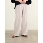 ショッピングカシミア 【Doneeyu】カシミヤタッチセミワイドパンツ