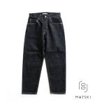 【送料無料】【2025AW】HATSKI [ハツキ]Loose Tapered Denim -One Wash-　ルーズテーパードデニム（ワンウォッシュ）HTK-22001