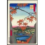 No94 真間の紅葉手古那の社継はしー江戸百景 歌川広重 The Hiroshige 100 Famous Views of Edoー