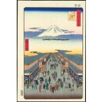 No8 する賀てふー江戸百景 歌川広重 The Hiroshige 100 Famous Views of Edoー