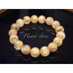 【限定1点】タイチンルチルクォーツ12mmの天然石ブレスレット