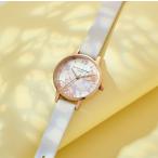 ショッピングburton OLIVIA BURTON｜Abstract Florals アブストラクトフローラルズ ローズゴールド ブラッシュレザー