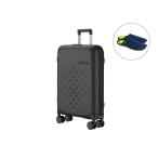 [Rollink/ low ссылка ] складной легкий 4 колесо чемодан 77 литров / черный { тапочки имеется - HinataLife специальный комплект }