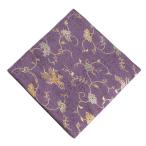 ショッピング古 【茶道具　古帛紗】古帛紗　鳳凰唐草　紫　正絹