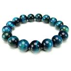 Yahoo! Yahoo!ショッピング(ヤフー ショッピング)AAA-マリンブルータイガーアイ12mmブレスレット数珠天然石石街