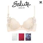 ワコール サルート 10G ブラジャー BTJ410 3/4カップワイヤー P-upタイプ DEFカップ