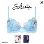 ショッピングサルート ワコール サルート 91G ブラジャー BTJ491 3/4カップワイヤー P-upタイプ BCカップ