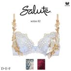 ワコール サルート 02G ブラジャー BTJ402 3/4カップワイヤー P-upタイプ DEFカップ