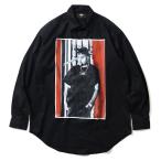 LOOSE × Nas ルーズ×ナズ LOOSE×NAS RELAX FIT GRAPHIC SHIRT 長袖 シャツ LO21SP-08 21AW BLACK ブラック