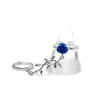 ショッピング薔薇 野薔薇の2wayリング【青】/ kuro_kawaE (クロ カワイー)　