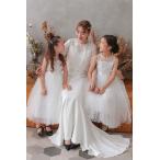 Chi Chi Girls バタフライチュールロングドレス CG5647W