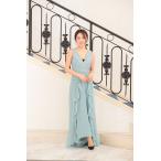 シフォンフリルレースコンビドレス LM13743D1ABL