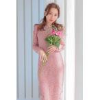 パワーショルダークローシェドレス　LM17920PK