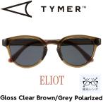 TYMER タイマー ELIOT エリオット Gloss Clear Brown/Grey Polarized TY100-GCB-GYP 偏光レンズ サングラス ポラロイズド 日本代理店正規品
