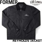 FORMER four ma- жакет мужской Work жакет хлопок tsu il стеганое полотно вышивка te-n Ray noruzREYNOLDS JACKET BLACK SCRIPT FJK-26101 26FW день 