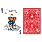 ジョーカー：カラー（ワンウェイ・フォーシングデック）赤裏 / Bicycle One Way Forcing Deck